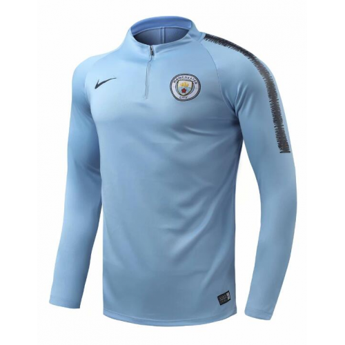 Manchester City 18/19 Training Sweater Shirt Sky Blue